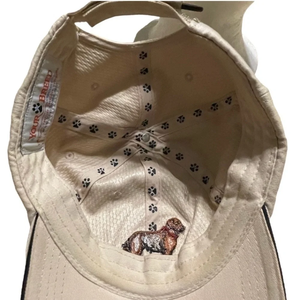Your Breed Cap w/Embroidered Chesapeake Retriever on Front/Side Zippered Pocket